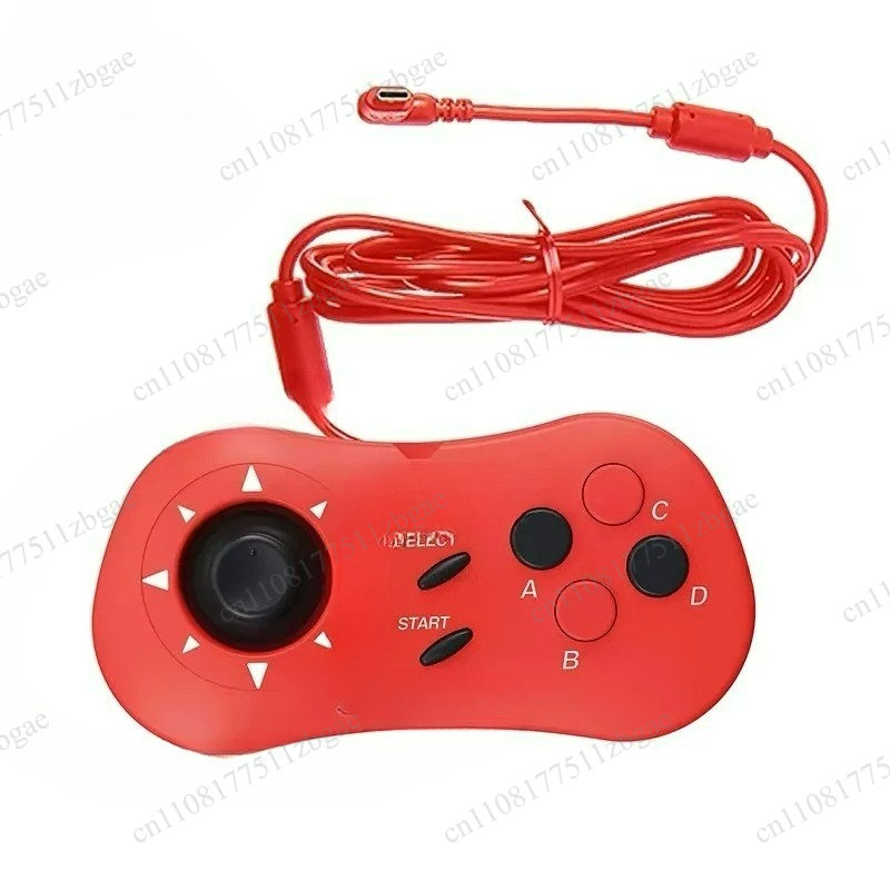 Gaming Controller - 15ピンミニアーケードゲームコントローラーパッド、カスタムクリック式サムスティック付きレトロゲーミングハンドコントローラー交換用ゲームアクセサリー