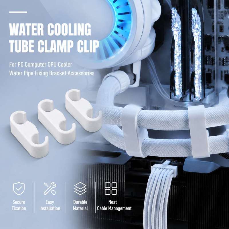 Pc Water Cooling - PC 水冷チューブクランプクリップコンピュータ CPU クーラー水道管固定ブラケットツール供給