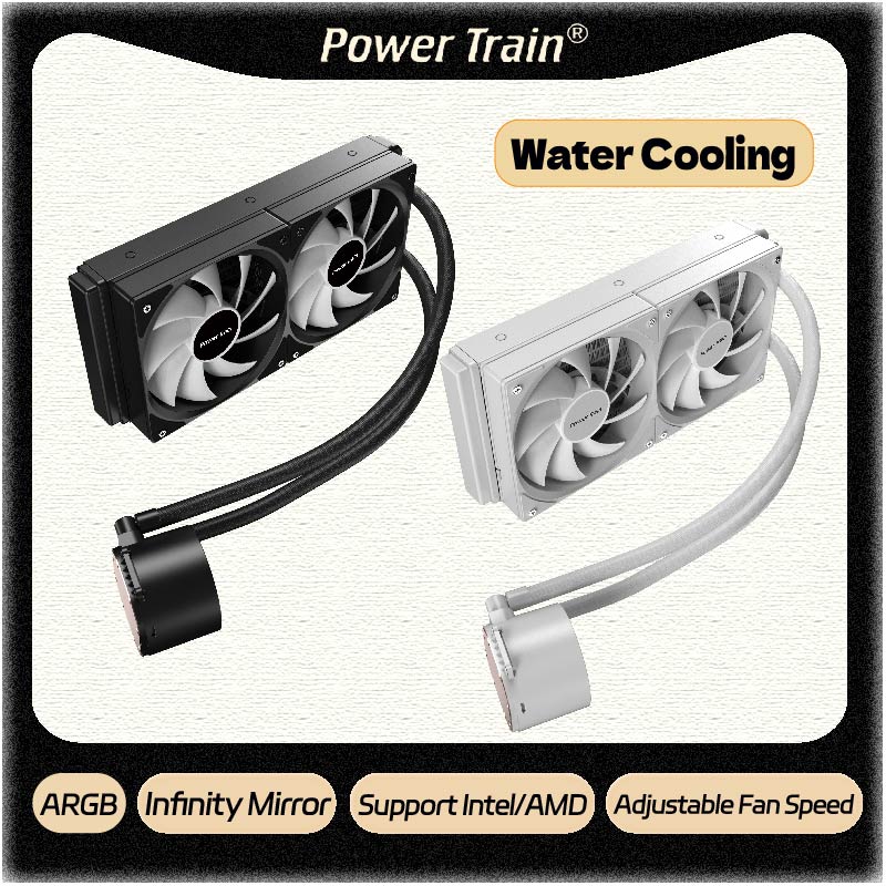 Pc Water Cooling - パワートレイン アイスキューブ DL-240 水冷ラジエーター 120mm ARGBファン