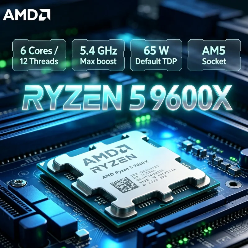 Pc Gaming Amd Ryzen 5 - 高性能ゲーミングプロセッサー AMD Ryzen 5 9600X 6コア12スレッド