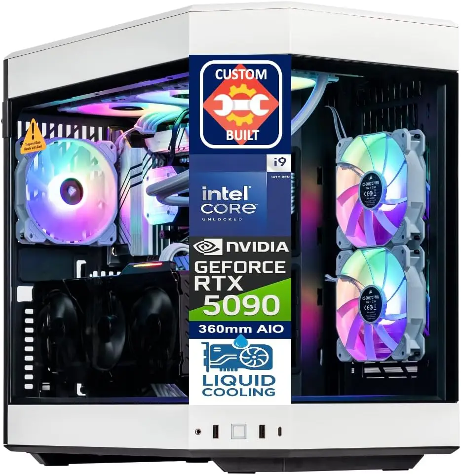 Pc Gaming Y60 - Velztorm White Praetix カスタム構築 Y60 ゲーミングデスクトップPC（GeForce