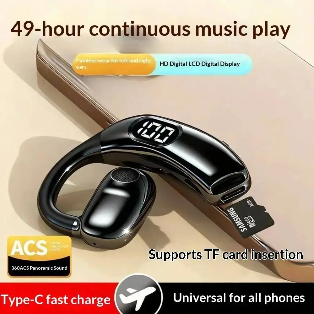 Headset Stand - ワイヤレス Bluetooth ヘッドフォン マイク付きイヤホンサポート TF カード
