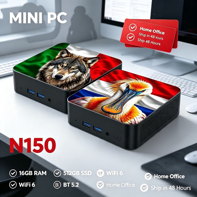 Pc Gaming Mini - 新型ミニPCコンピューター インテルコアN150 16GB RAM 1TB/2TB ゲーミングPC
