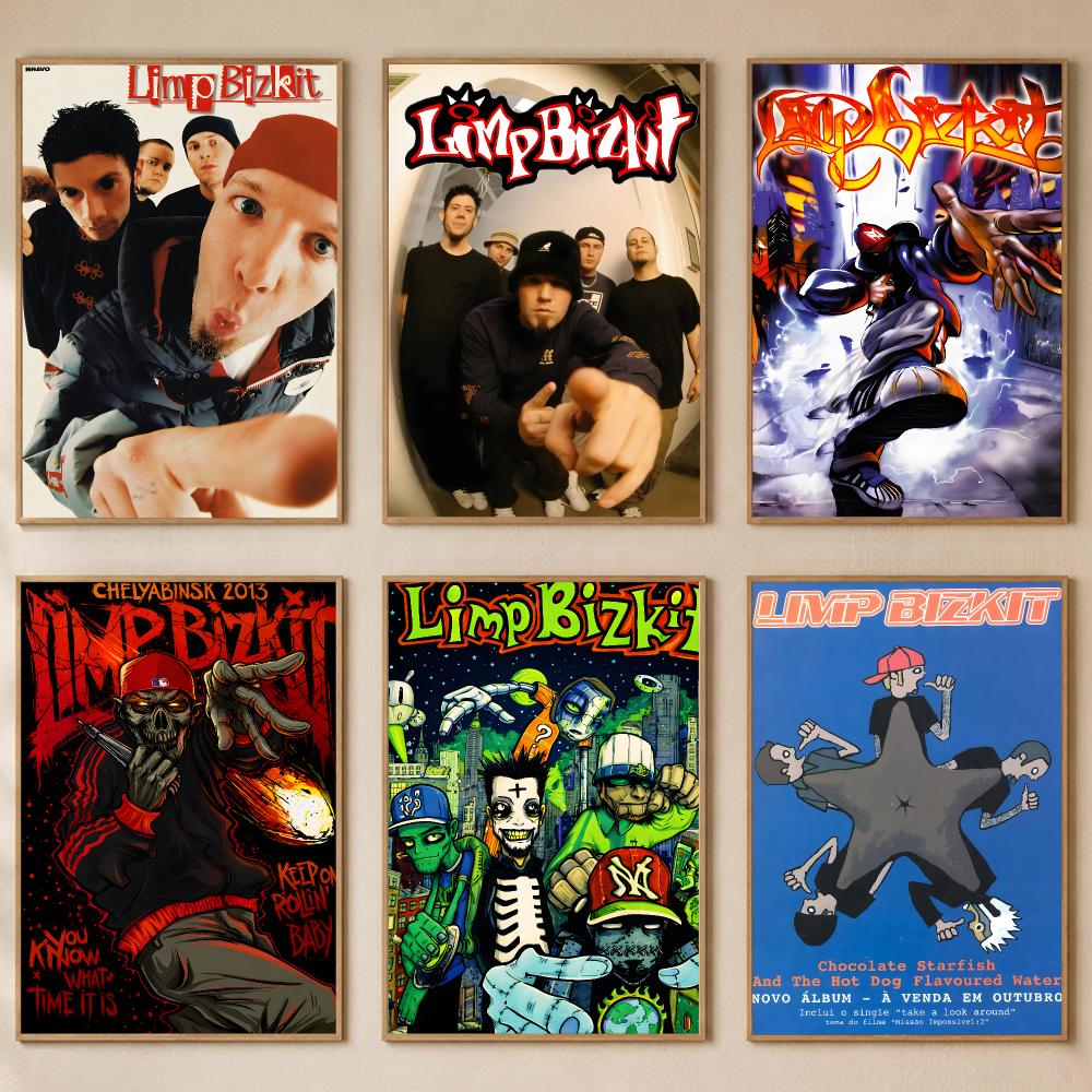 Pc Gaming Quotes - バンド L-Limp Bizkit ポスター PP製 自己粘着ウォールステッカー