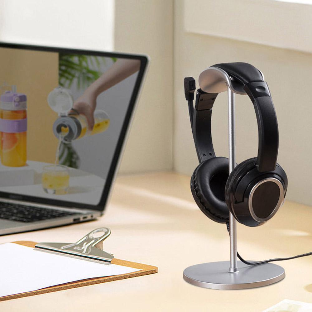 デスクトップヘッドホンスタンド カーブ型ABS製ヘッドセット - Headset Stand のレビューと価格