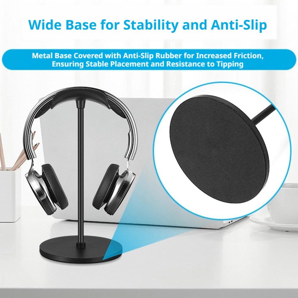 デスクトップヘッドホンスタンド カーブ型ABS製ヘッドセット - Headset Stand のレビューと価格