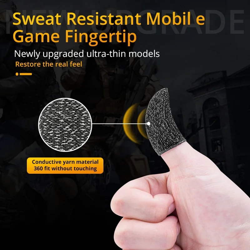 1/2ペアの指カバー型ゲームコントローラー、防汗・非スクラッ - Gaming Controller のレビューと価格