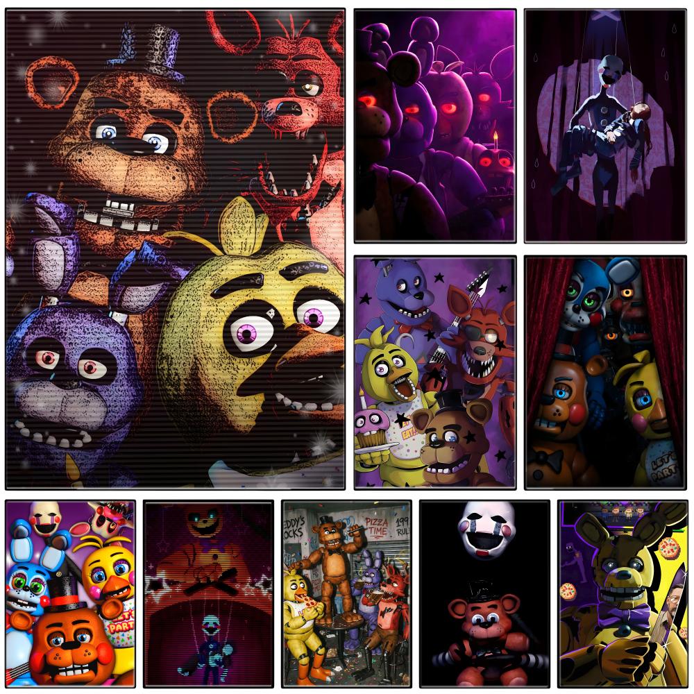 ダークアニマトロニクスホラーゲーム F-FNAF ポスター自 - Pc Gaming Quotes のレビューと価格
