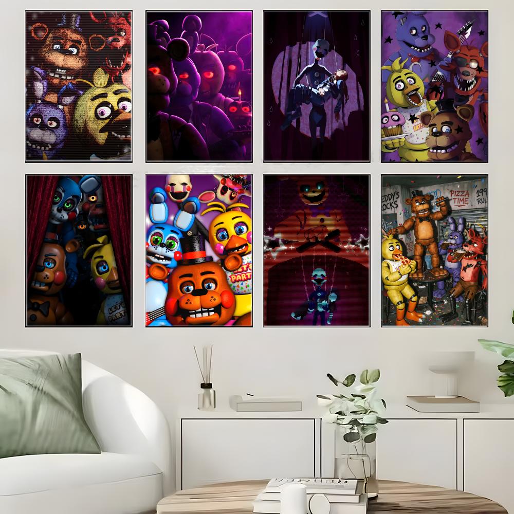ダークアニマトロニクスホラーゲーム F-FNAF ポスター自 - Pc Gaming Quotes のレビューと価格