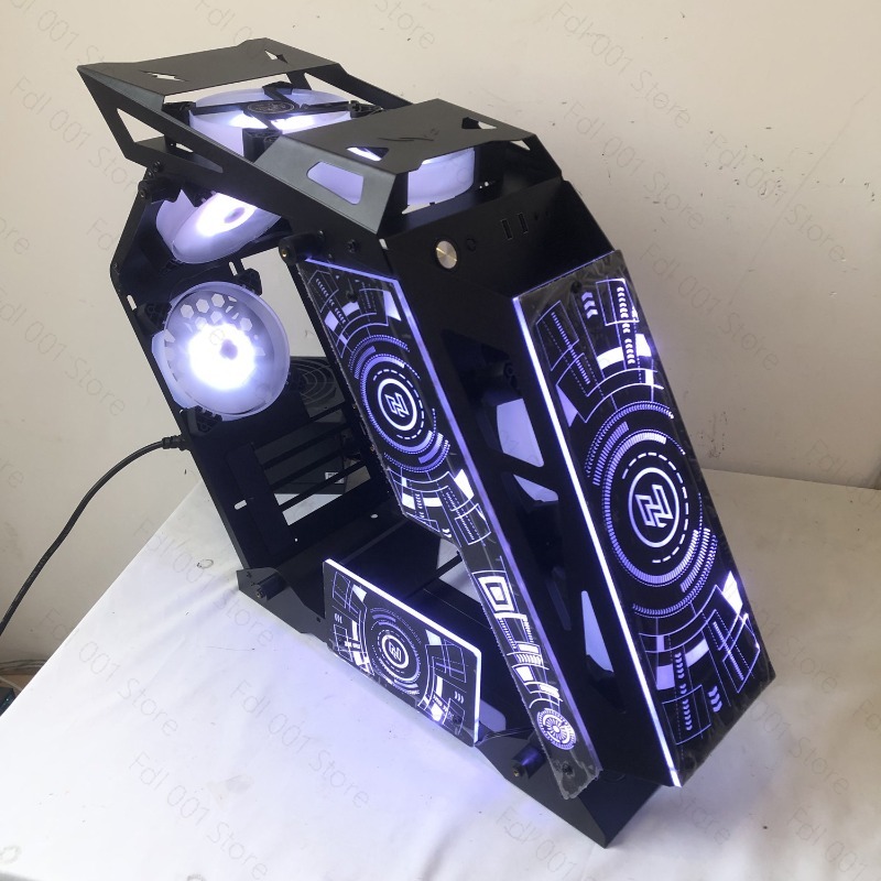 ハイエンドゲーミングPCケース、内蔵LEDパネルとファン搭載 - Pc Gaming Optimization のレビューと価格