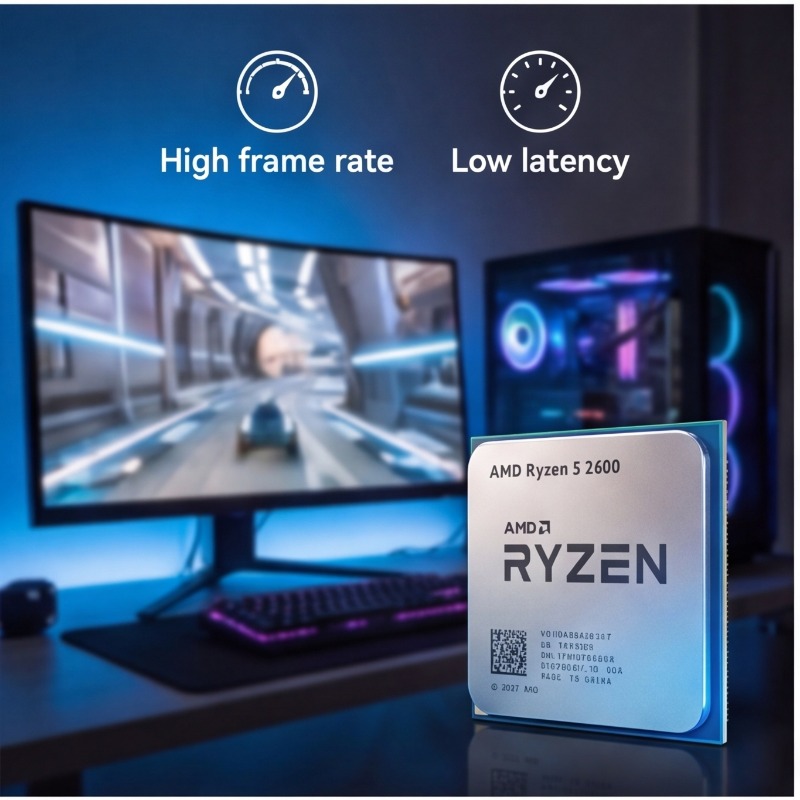 AMD Ryzen 5 2600 R5 2600 3.4GH - Pc Gaming Amd Ryzen 5 のレビューと価格