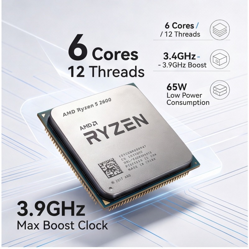 AMD Ryzen 5 2600 R5 2600 3.4GH - Pc Gaming Amd Ryzen 5 のレビューと価格