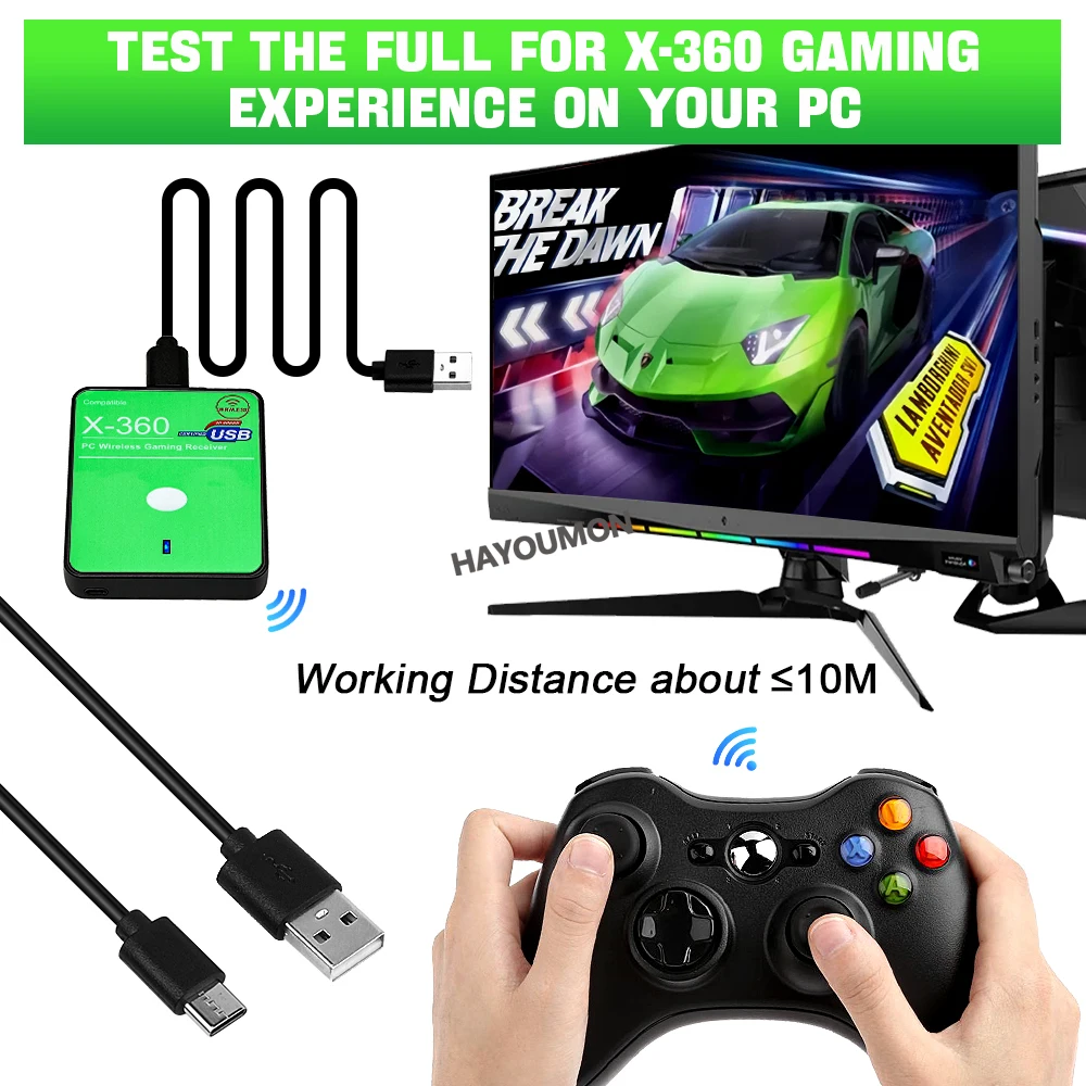 新しいワイヤレスゲーミングレシーバー XBOX 360 PC - Pc Gaming Xbox のレビューと価格
