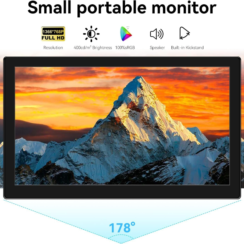 小型タッチスクリーンモニター 10.1 インチ IPS タッ - Pc Gaming Optimization のレビューと価格