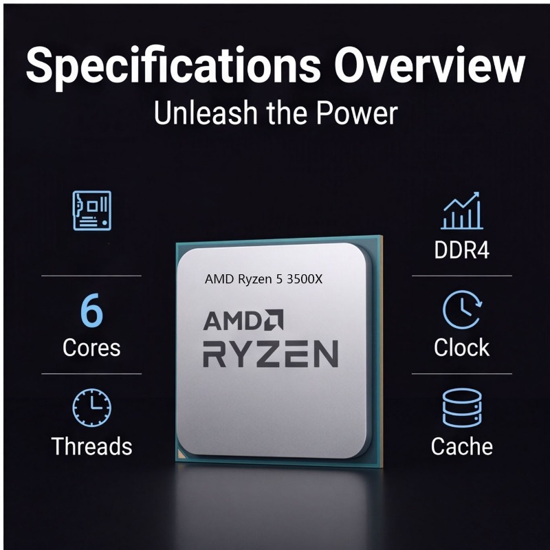 AMD Ryzen 5 3500X デスクトップCPU 6コ - Pc Gaming Amd Ryzen 5 のレビューと価格