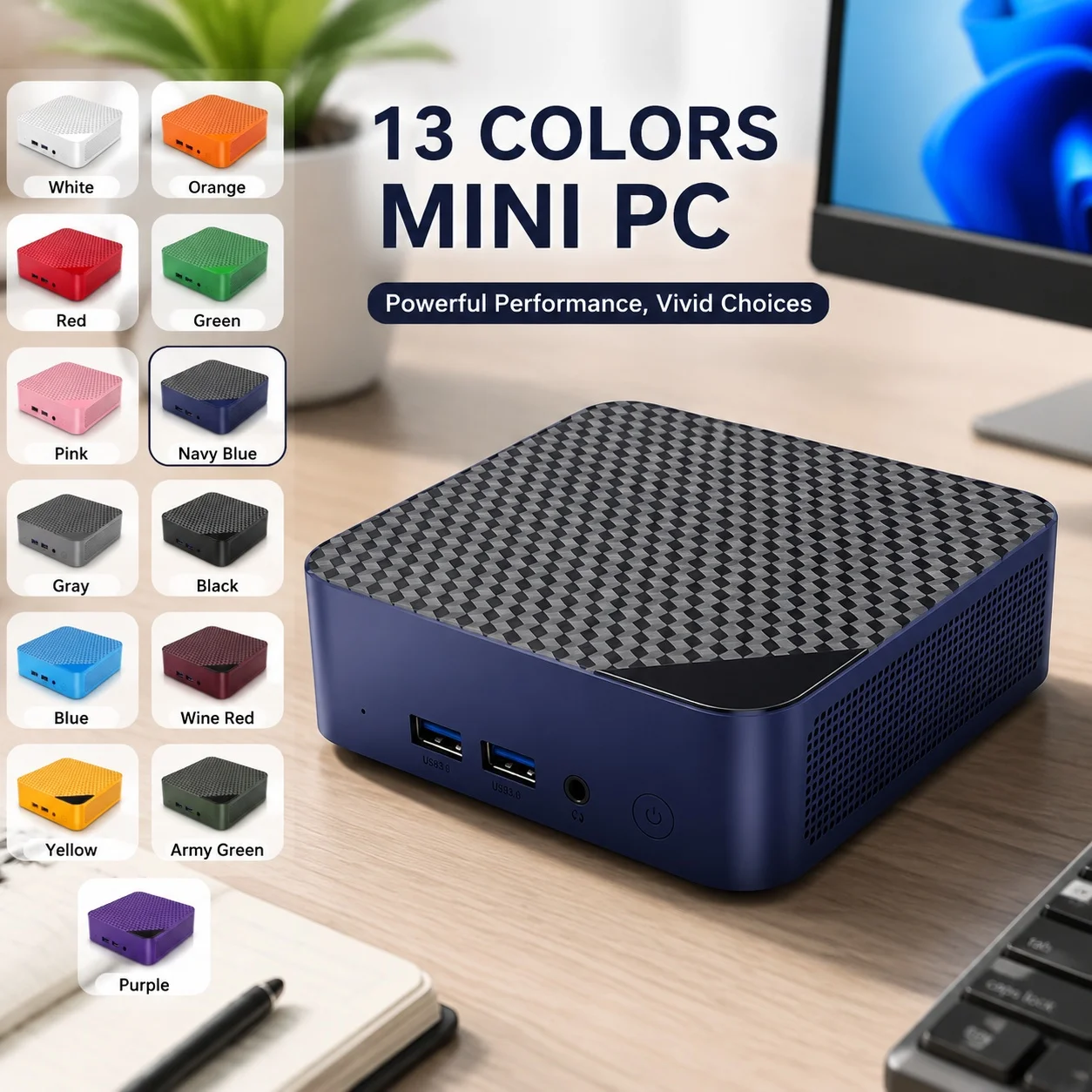 ポータブルミニPC インテル Core N150、16GB  - Pc Gaming Editing のレビューと価格