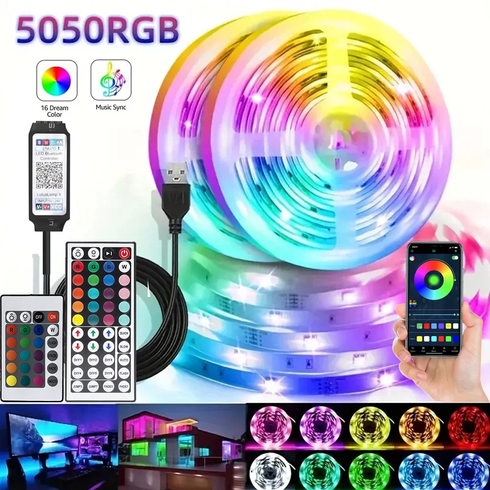 スマートRGB LEDゲーミングライトストリップ USBクリ - Gaming Controller のレビューと価格