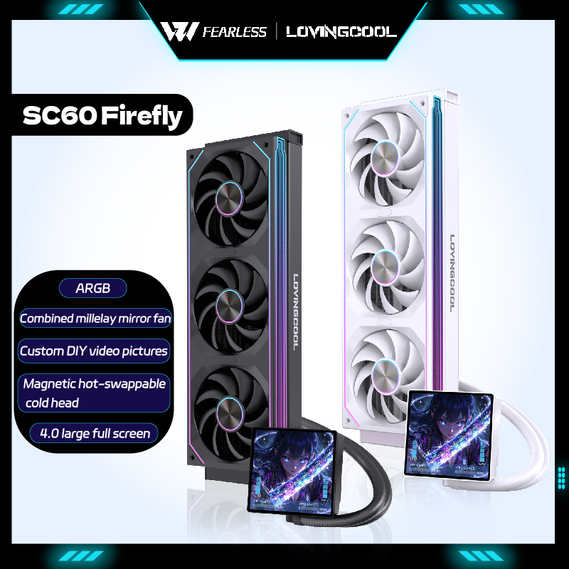 LOVINGCOO SC60 Firefly 360 CPU - Pc Gaming Liquid のレビューと価格