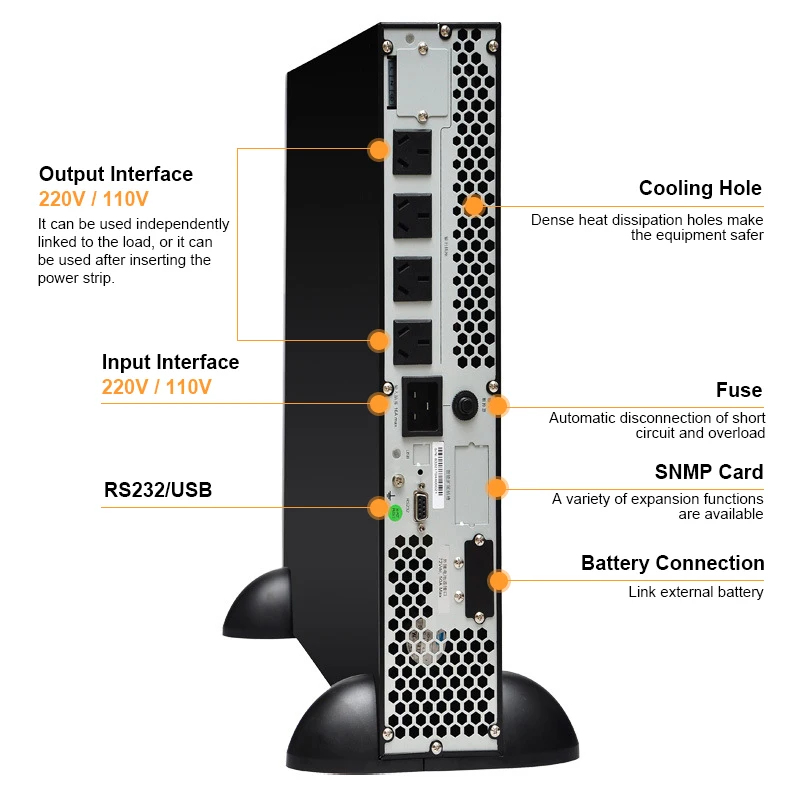 1kva 800w セキュリティ監視用単相通信ラックマウント - Pc Gaming Online Store のレビューと価格