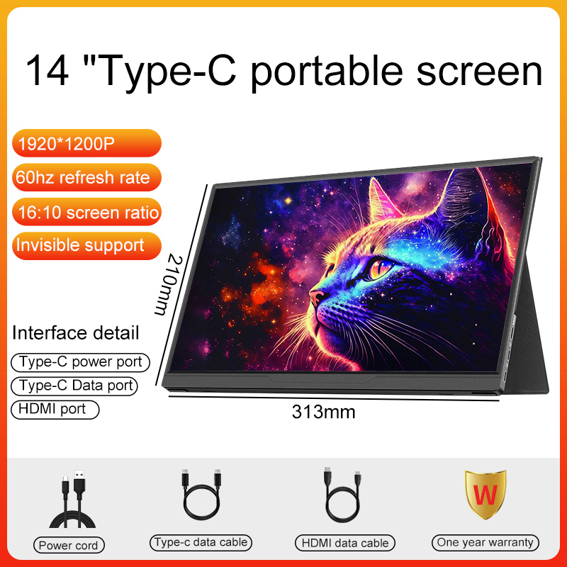 14 インチポータブルモニター 16:10 IPS HDMI - Pc Zotac Gaming のレビューと価格