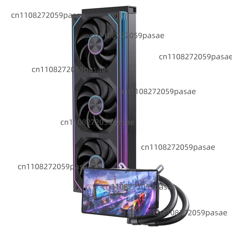 360mm水冷PCケース、ガラス不要3D 6.67インチ曲面 - Pc Gaming Liquid のレビューと価格