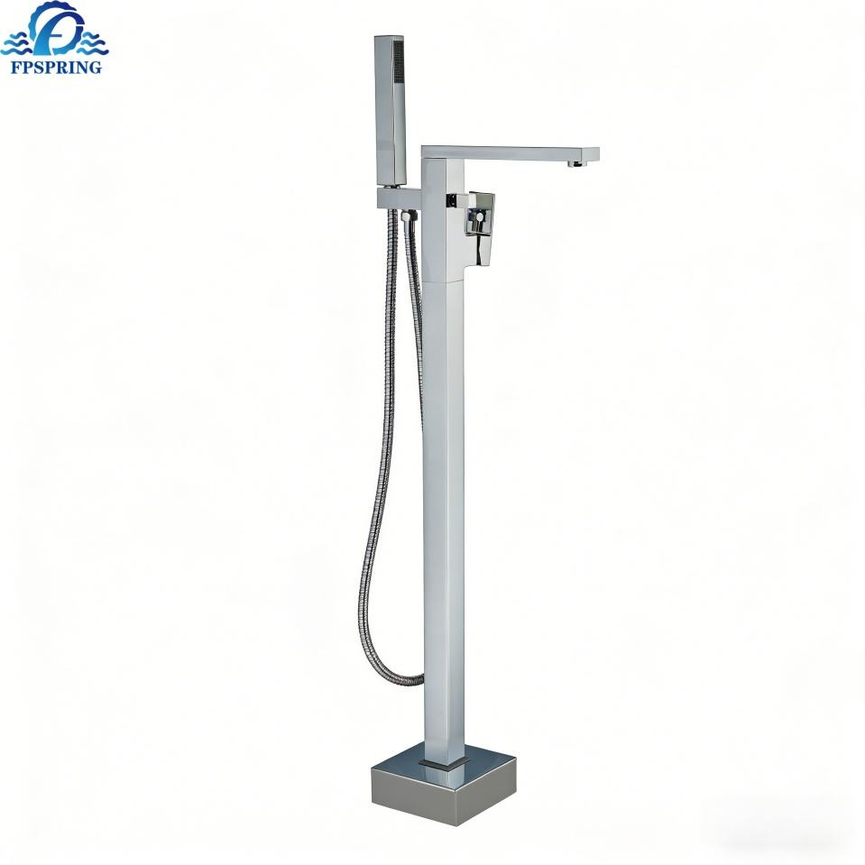 新入荷 クロームメッキ仕上げ 単体真鍮製フロアスタンドシャワ - Headset Stand のレビューと価格