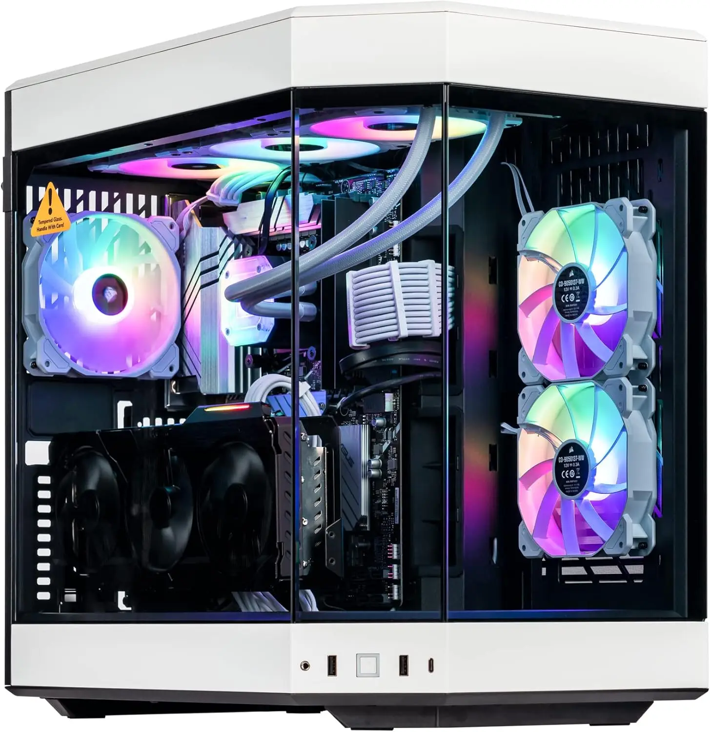 Velztorm White Praetix カスタム構築  - Pc Gaming Y60 のレビューと価格