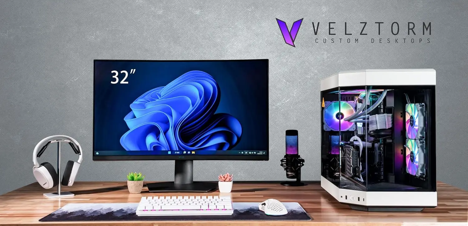Velztorm White Praetix カスタム構築  - Pc Gaming Y60 のレビューと価格