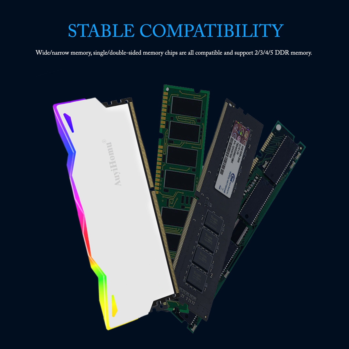 AuyiHomu RGB ヒートシンク、5V 3ピン ARG - Pc Gaming Ddr4 のレビューと価格