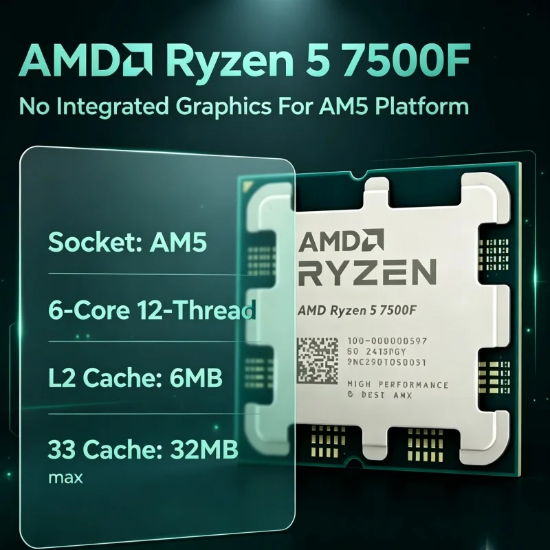 AMD Ryzen 5 7500F、6コア12スレッド、デス - Pc Gaming Amd Ryzen 5 のレビューと価格