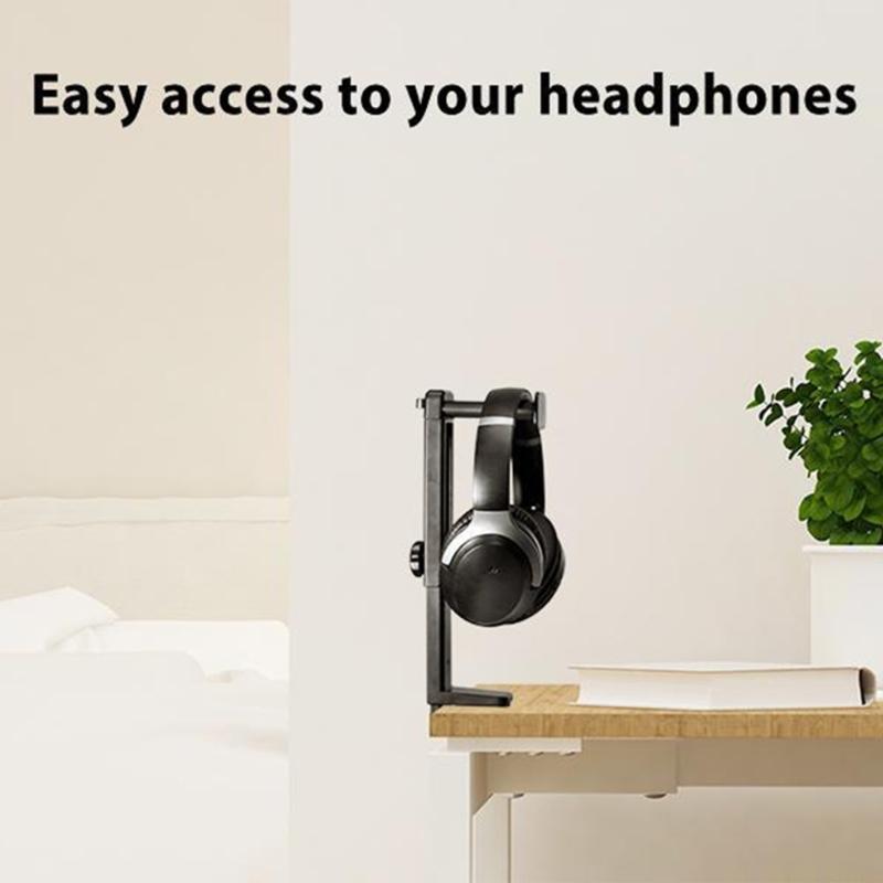 E56B デスクマウントヘッドフォンホルダー回転可能調整可能 - Headset Stand のレビューと価格