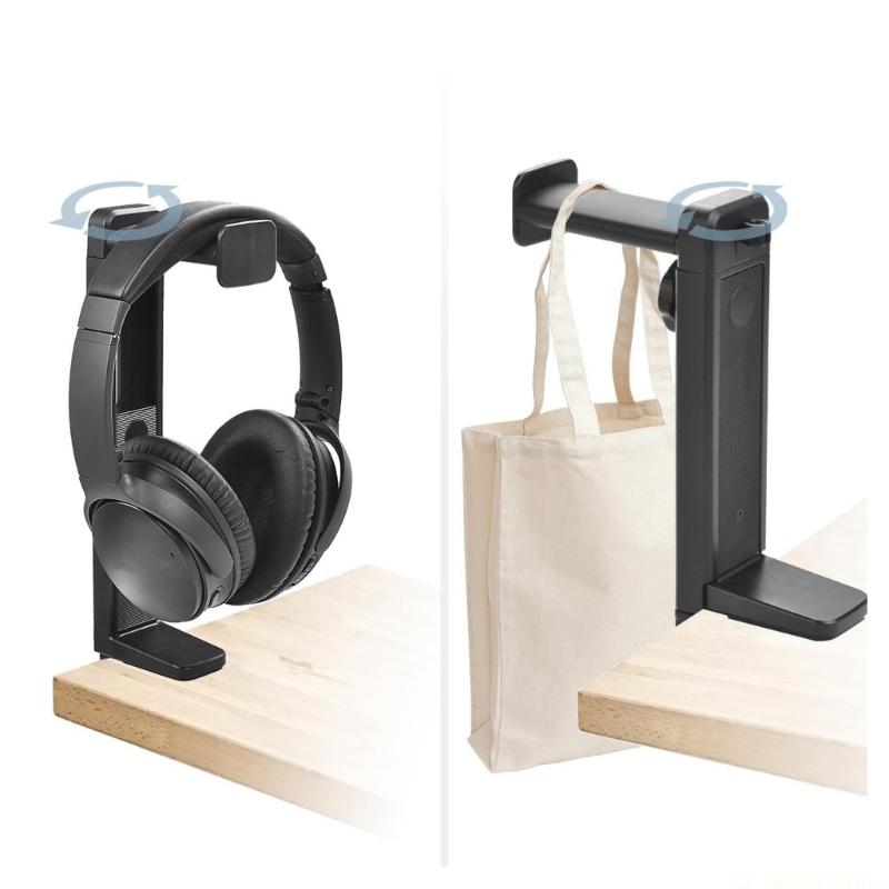E56B デスクマウントヘッドフォンホルダー回転可能調整可能 - Headset Stand のレビューと価格